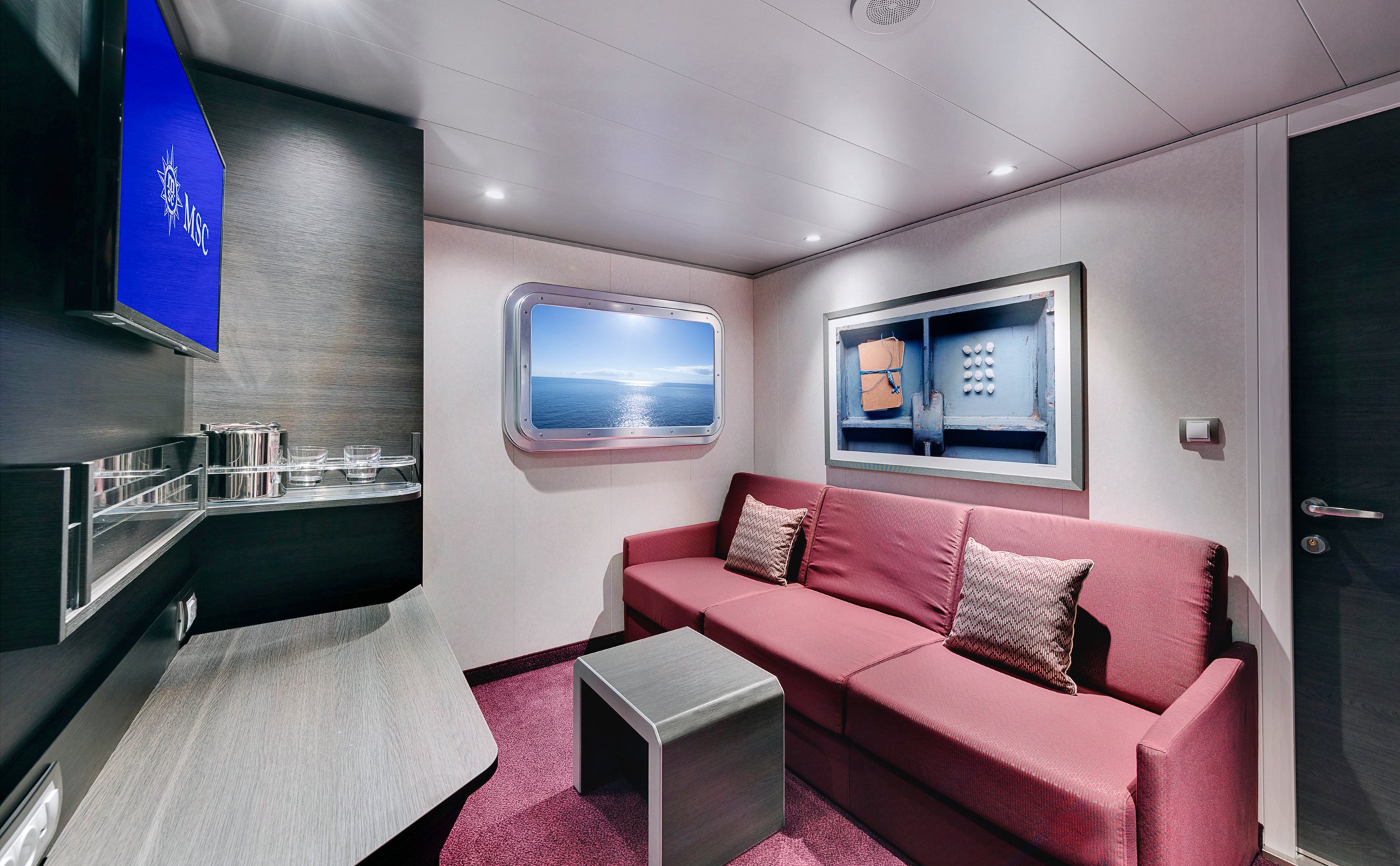 MSC Meraviglia Cabin: Interior Studio 07 MSC Meraviglia Cabin: Interior Studio 07