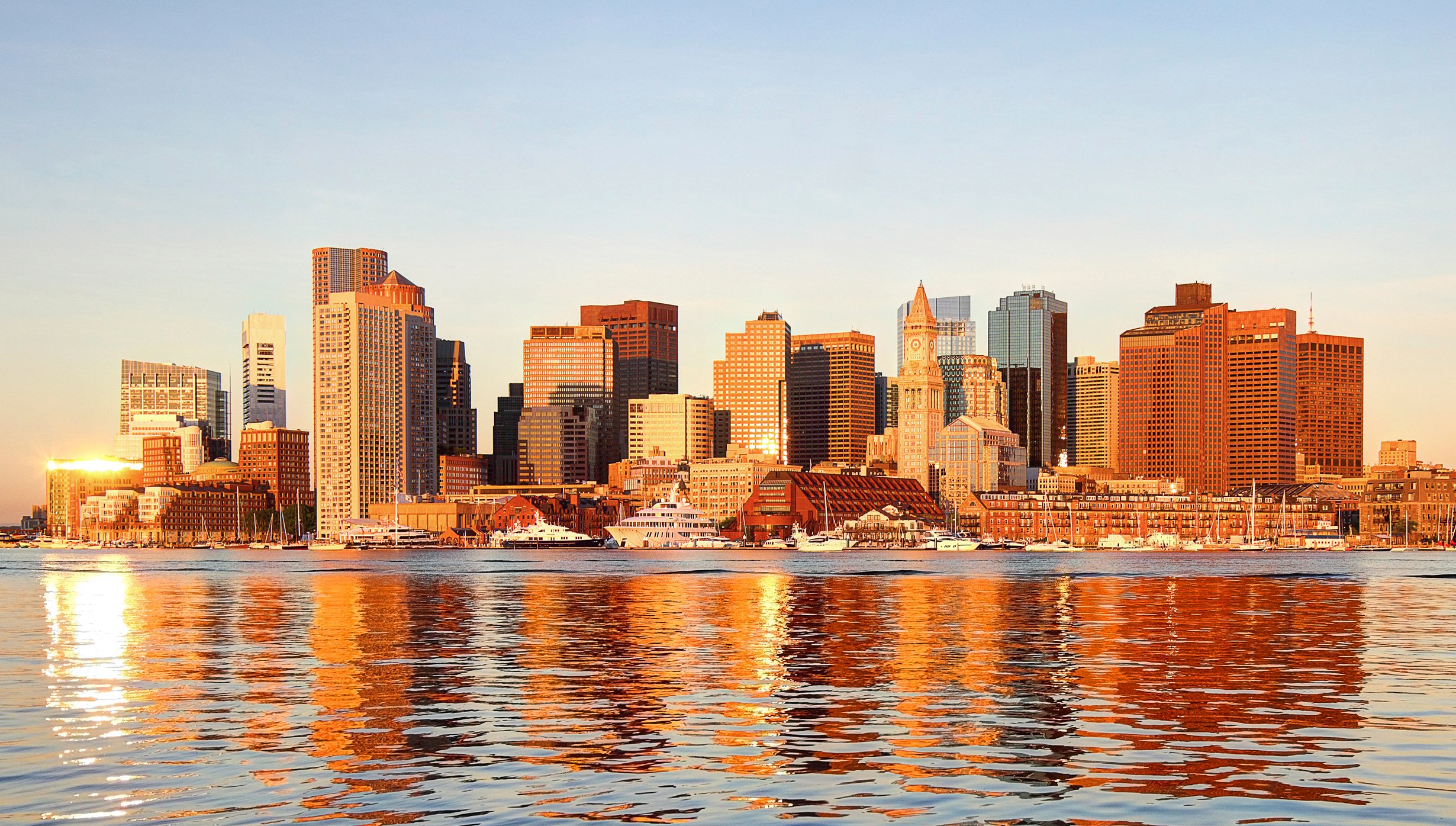 skyline, MSC Cruises, Boston, USA skyline, MSC Cruises, Boston, USA