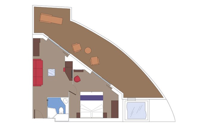 Premium Suite Aurea With Terrace and Whirlpool | MSC Virtuosa Premium Suite Aurea With Terrace and Whirlpool | MSC Virtuosa