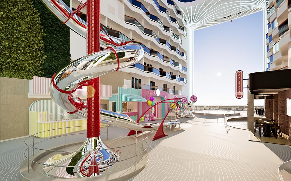 Outdoor promenade, MSC World Asia | MSC Cruises Outdoor promenade, MSC World Asia | MSC Cruises