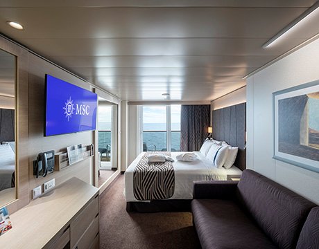 Deluxe Balcony Aurea, MSC World Europa | MSC Cruises Deluxe Balcony Aurea, MSC World Europa | MSC Cruises