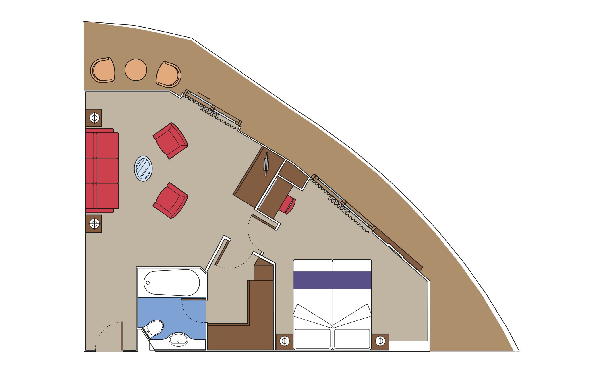MSC Fantasia Cabin: Royal Suite 01 2d MSC Fantasia Cabin: Royal Suite 01 2d